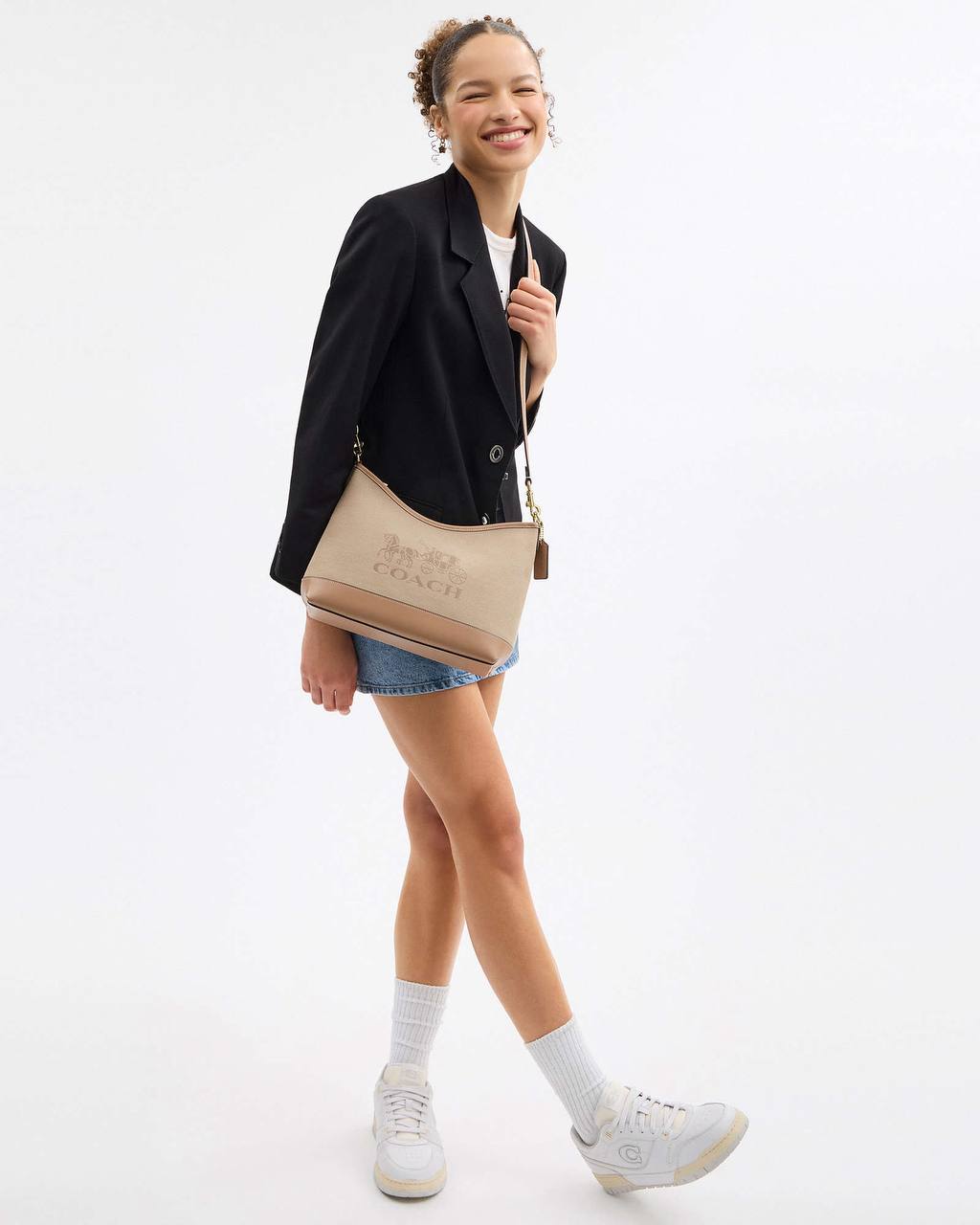 Coach Original Shoulder Bag – Beige