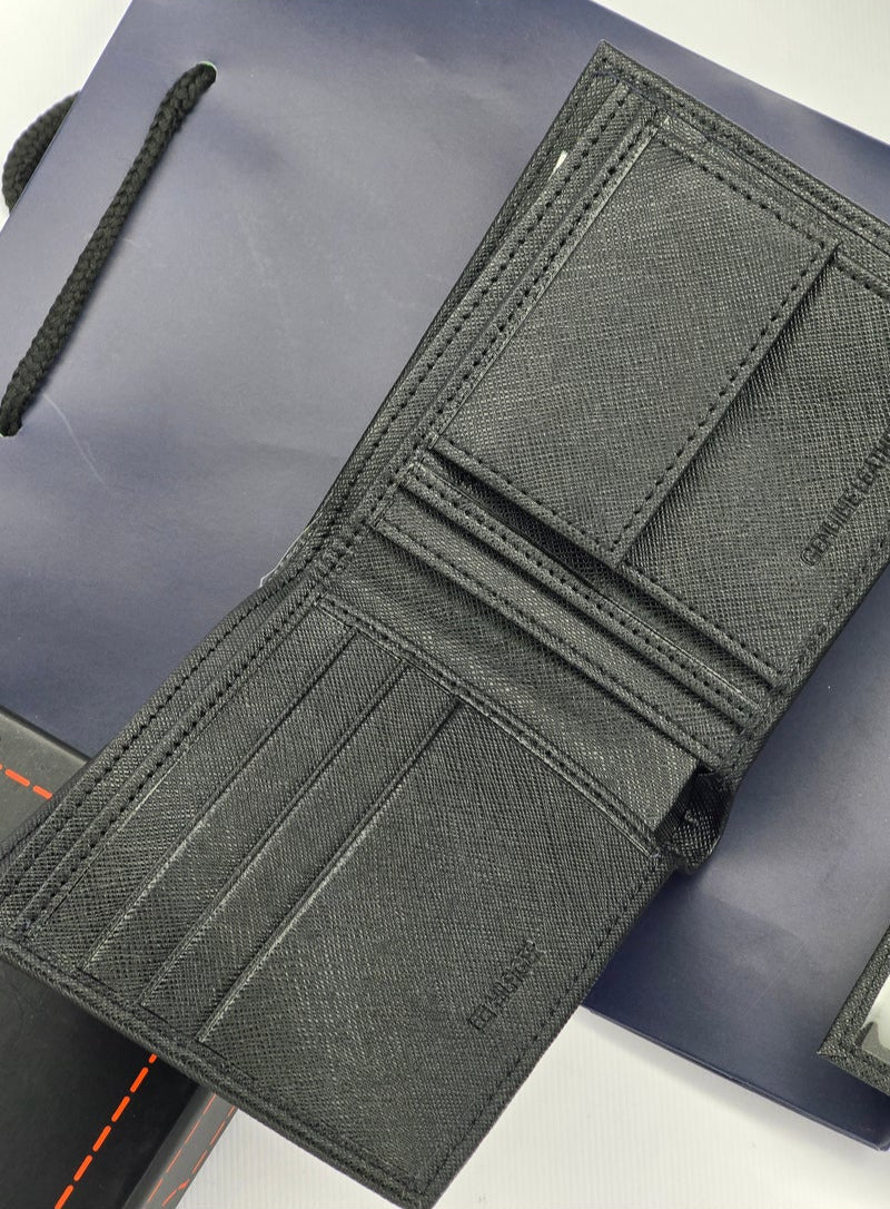 TH Black Wallet For Men