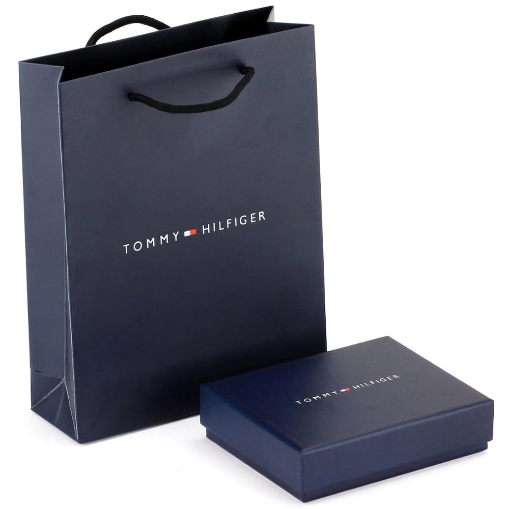 Tommy Hilfiger Men's Wallet & Card Holder Set - Dark Brown