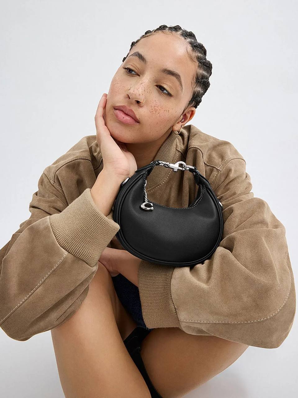 Mini Hobo Signature Bag - Chic, Compact, and Timeless