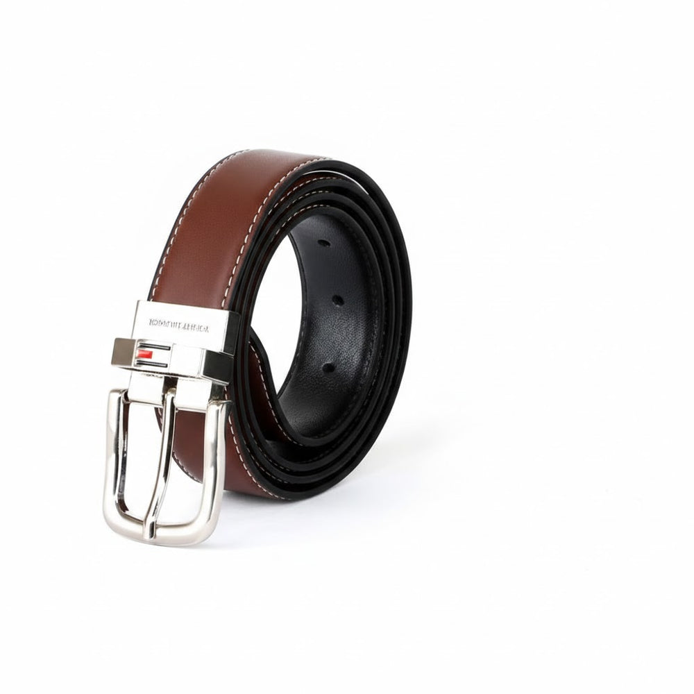Tommy Hilfiger Men’s Leather Belt & Wallet Set