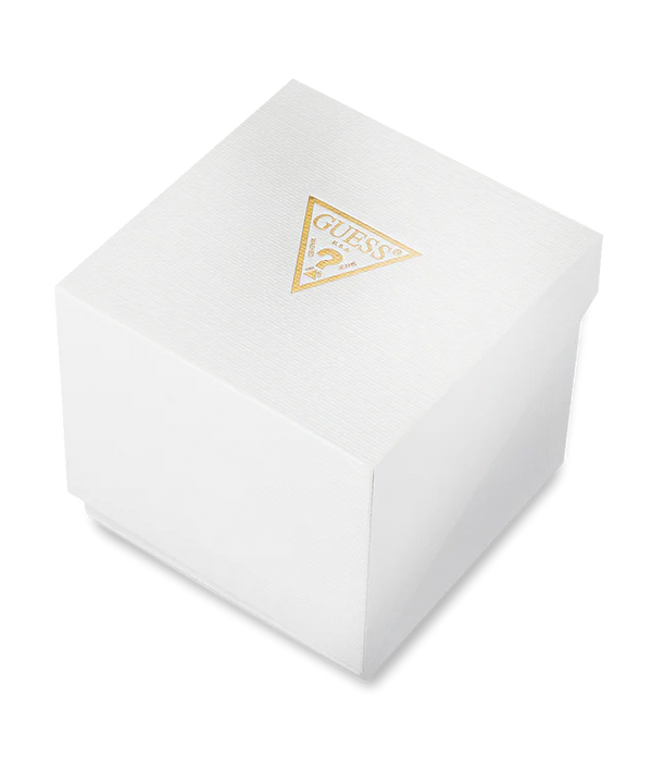 GUESS Women’s Watch – Rose Gold Tone Rectangle Design | Elegant & Sustainable Style
