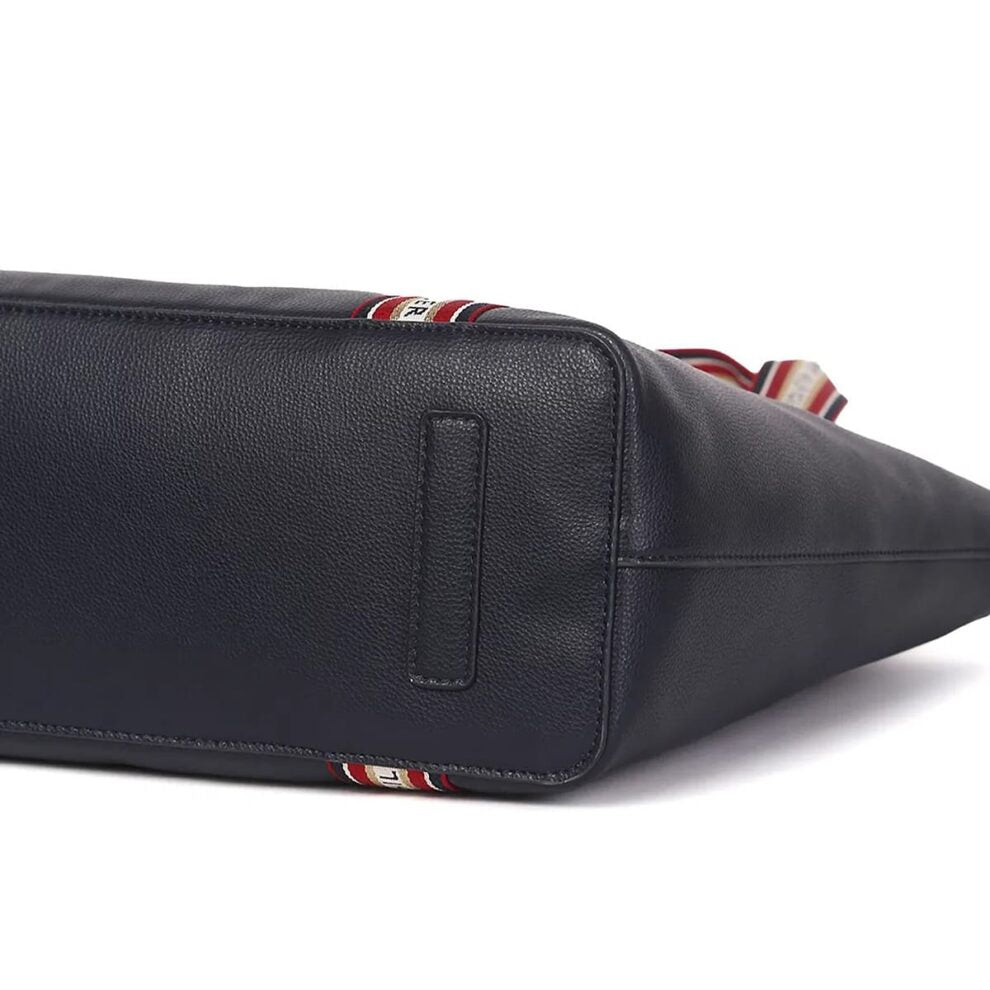 حقيبة يد نسائية من تومي هيلفيغر باللون الأزرق الداكن ، موديل AW0AW14218