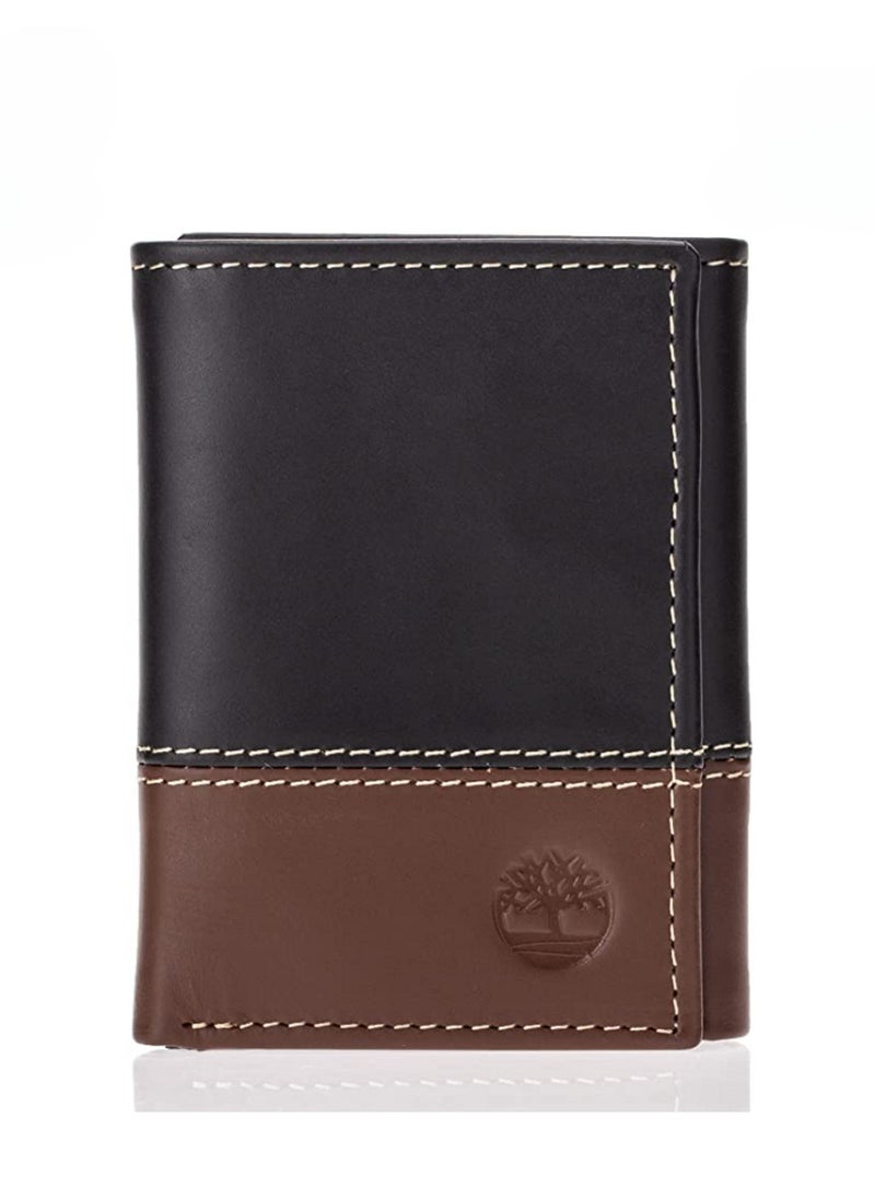 TL trifold leather wallet For Men