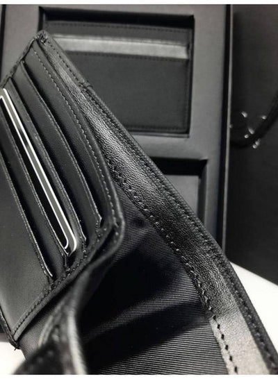 BOSS Men's Set: Textured Bi-Fold Wallet & Slim Card Holder