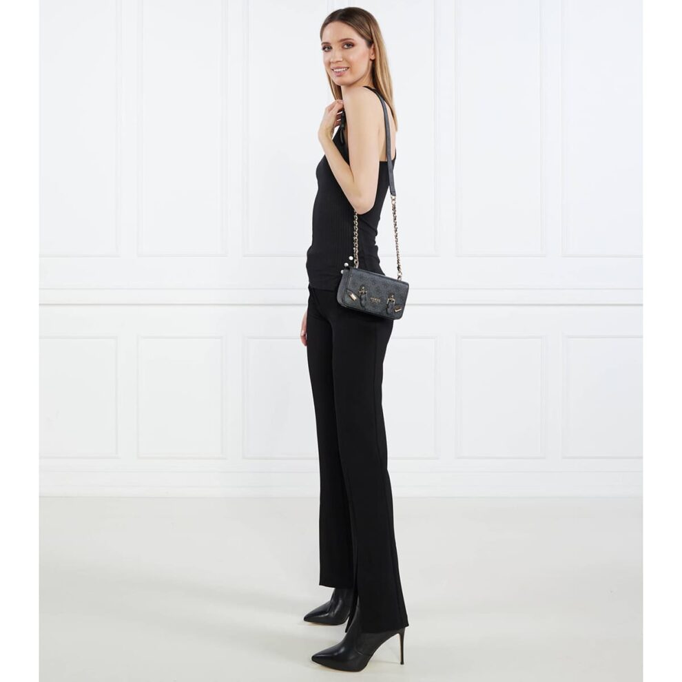 حقيبة كروسبودي نسائية من جيس Guess ، لون أسود فحمي ، موديل Hwsg87 44780