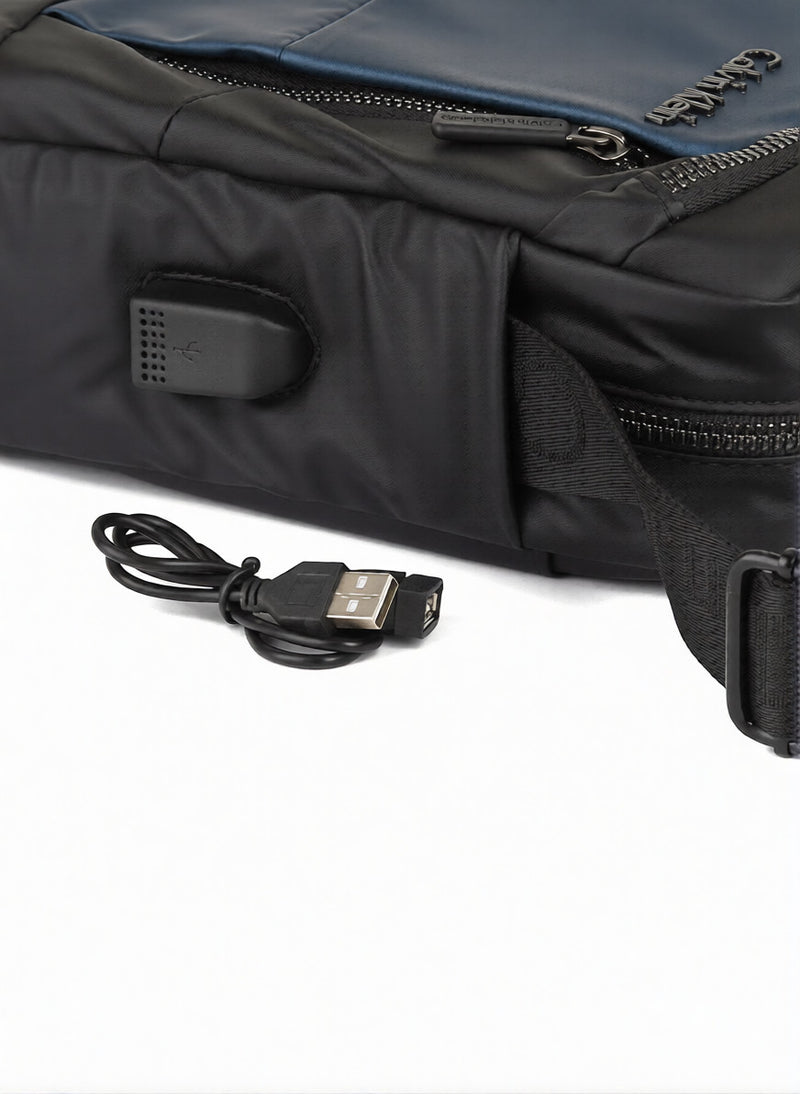 CK Crossbody Bag For Men – Black & Blue