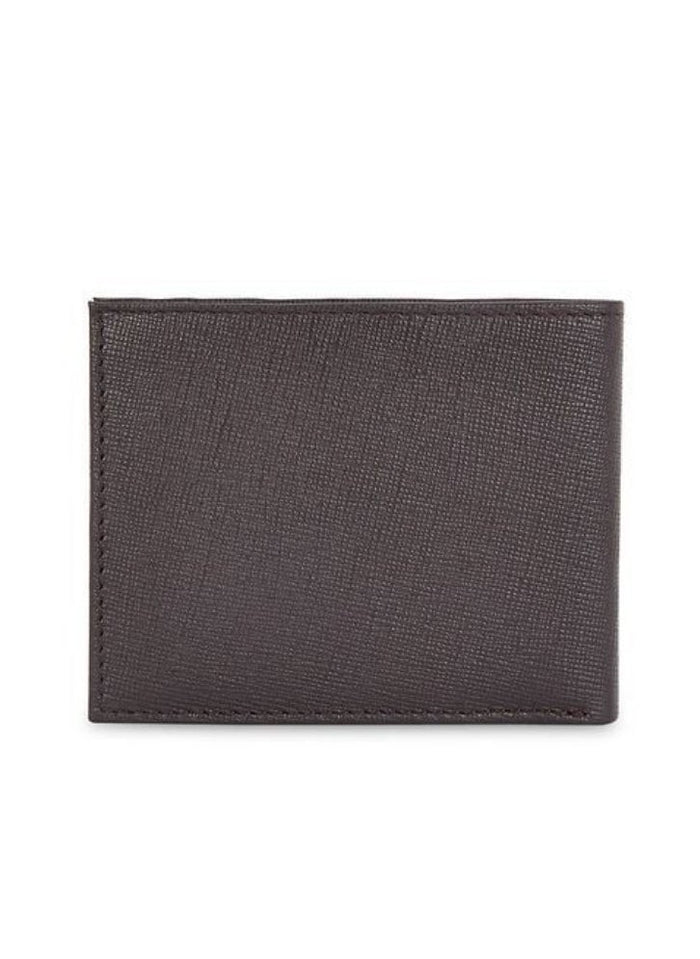 TH Brown Leather Wallet For Men