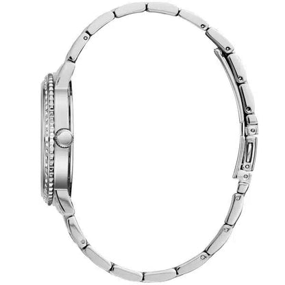 Guess W1006L1 Constellation Women's Watch – Blue Dial, Silver Stainless Steel Strap, 38mm Quartz Analog