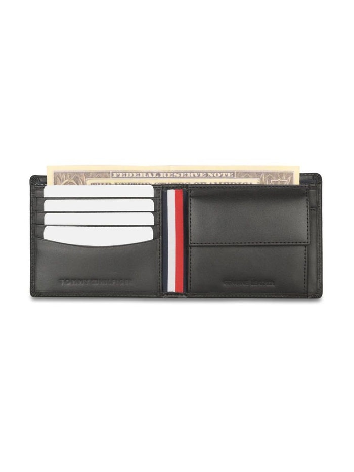 Midnight Black Tommy Hilfiger Bifold Wallet