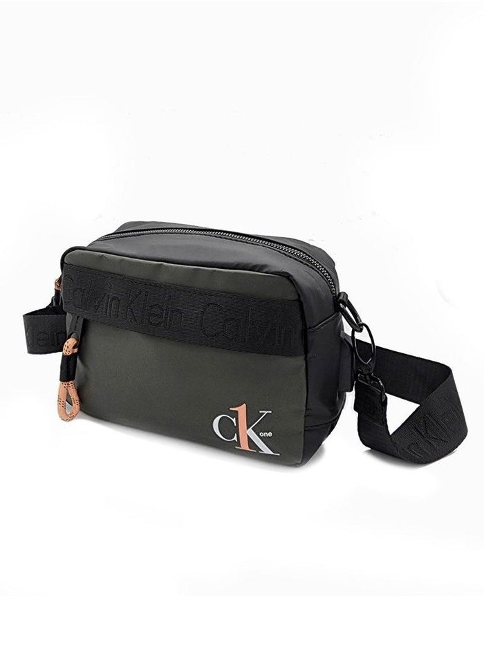 CK Grey Polyester Bag For Men
