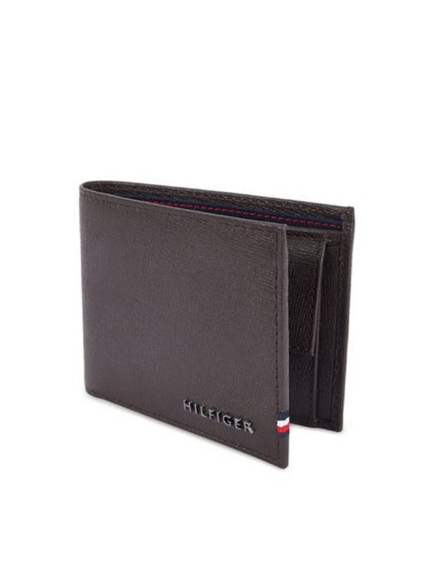 TH Brown Leather Wallet For Men