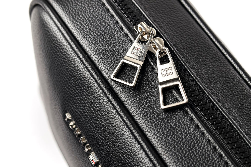 Black Tommy Hilfiger Leather Bag