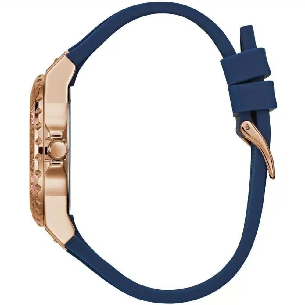 Guess Limelight W1053L1 Women’s Quartz Watch – Blue Dial Blue Rubber Strap