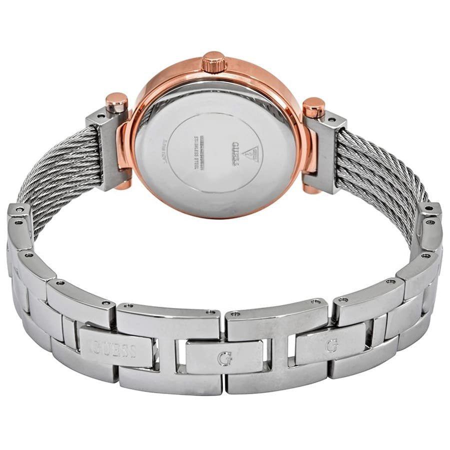 Guess Women’s Watch – Model W1009L4 | Elegant Silver Mini Soho Design