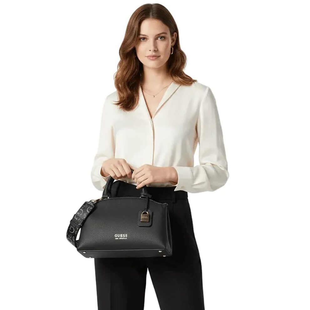 حقيبة يد نسائية سوداء من جيس Guess ، موديل SA917706