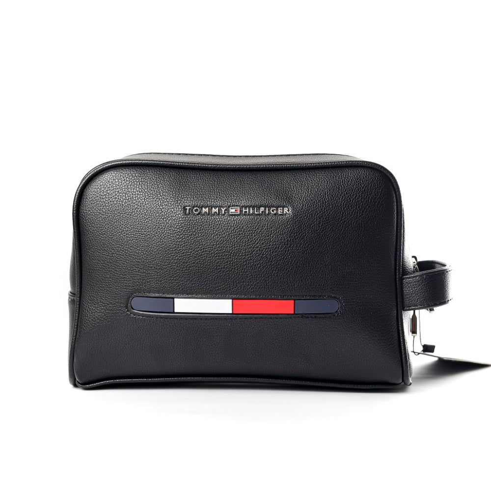 Black Tommy Hilfiger Leather Bag