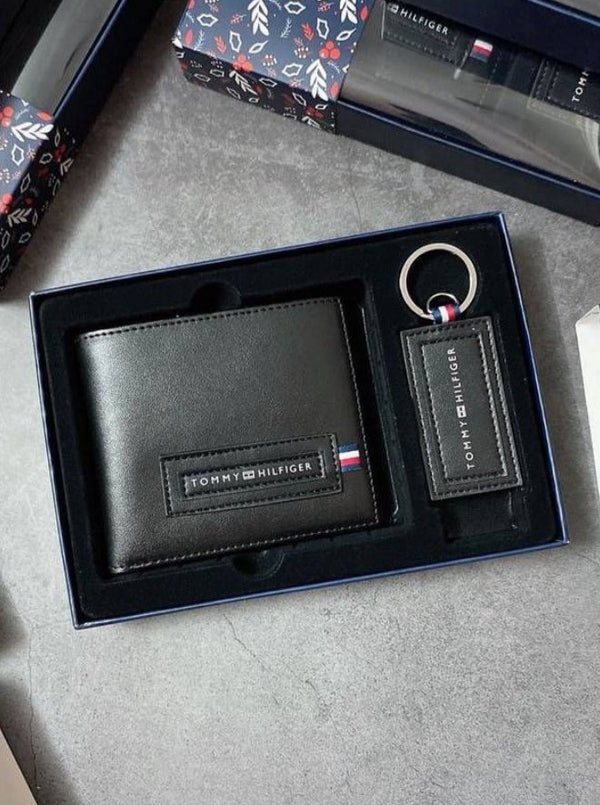 TH Wallet & Keychain Set For Men