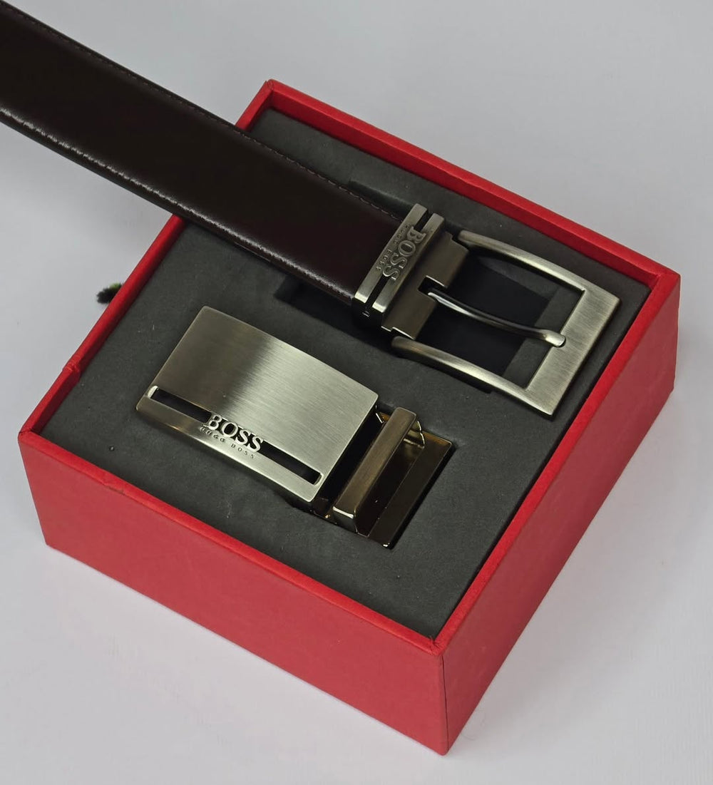 BOSS Men’s Premium Leather Belt