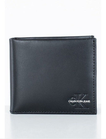 CK Black Leather Wallet For Men
