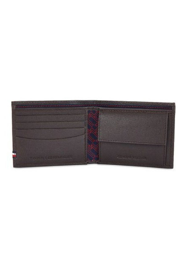 TH Brown Leather Wallet For Men