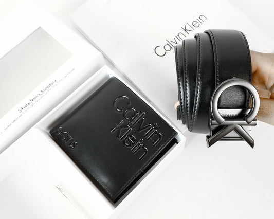 CK Wallet-Belt Set For Men