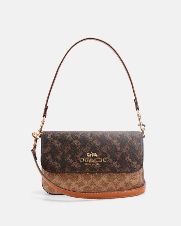 Coach Signature & Horse and Carriage Flap Bag - A Timeless Classic