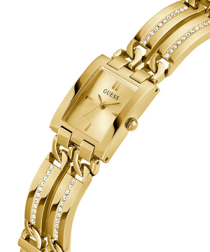 The Golden Radiance: Guess GW0668L2 | Crystal-Embellished Luxury Watch