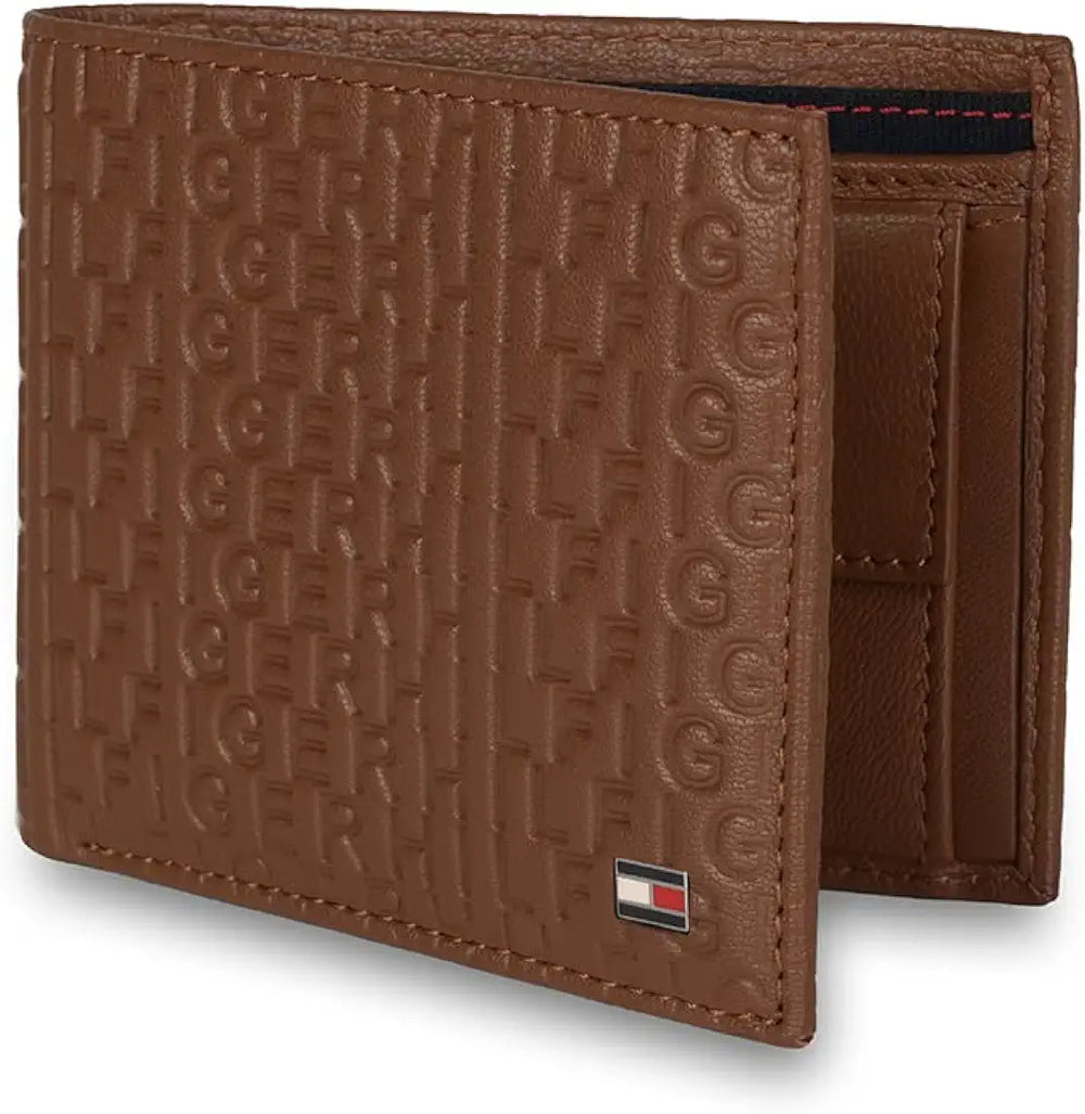 Tommy Hilfiger Men's Wallet Havana Monogram