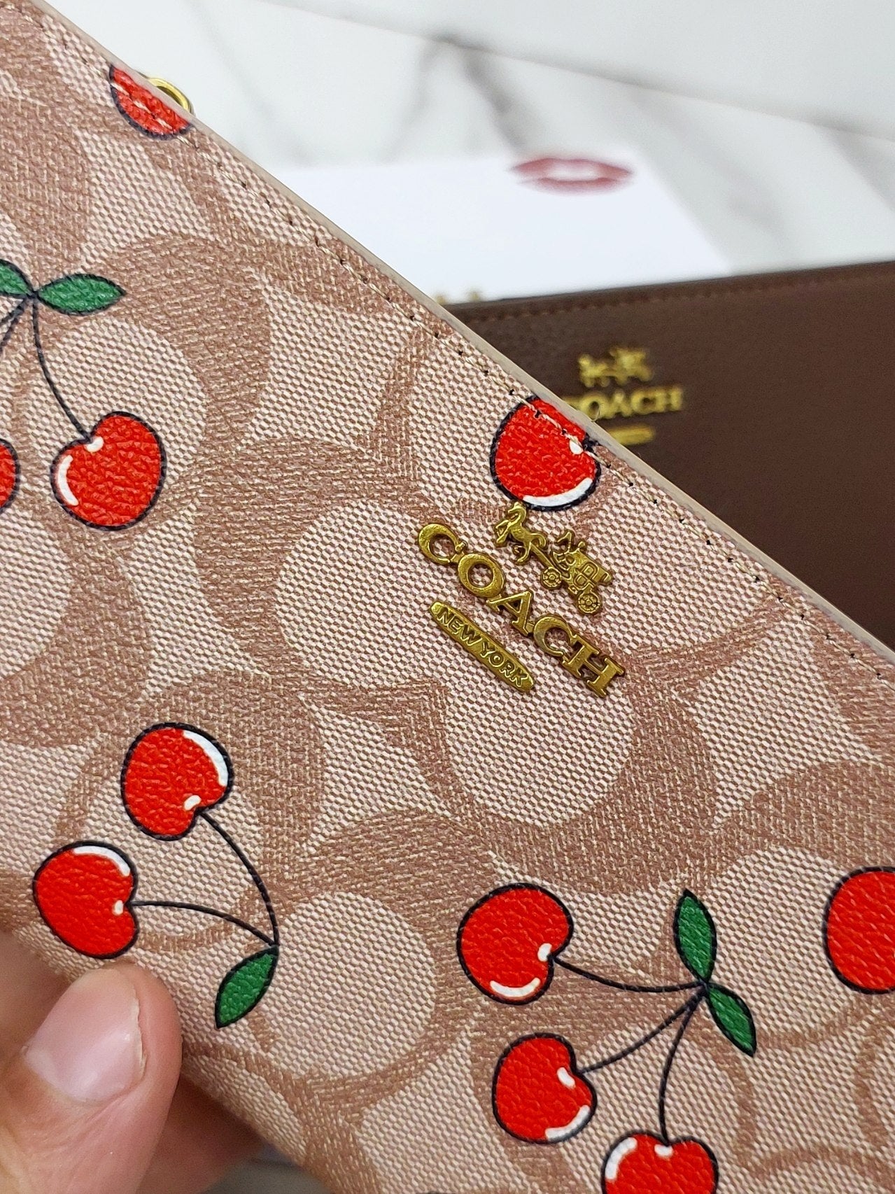 محفظة نسائية بتصميم Coach العصري.