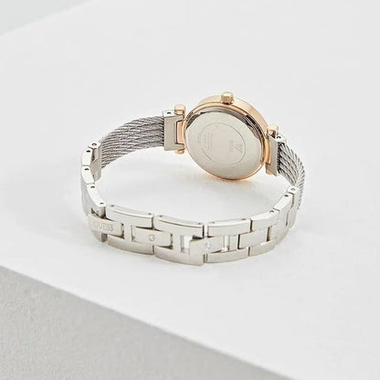 Guess Women’s Watch – Model W1009L4 | Elegant Silver Mini Soho Design