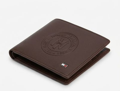 Tommy Hilfiger Men's Wallet & Card Holder Set - Dark Brown