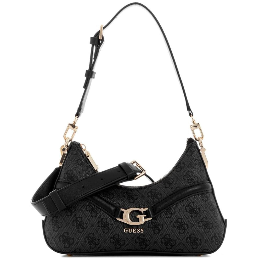 حقيبة كتف نسائية من جيس Guess باللون الأسود الفحمي Hwsg7993730 Clo