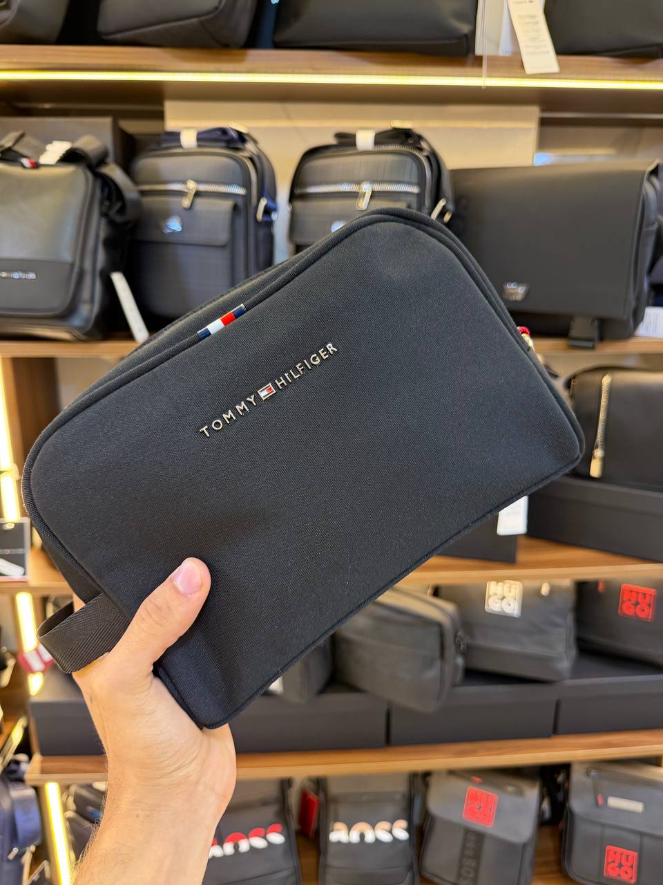 Tommy Hilfiger Navy Handbag For Men