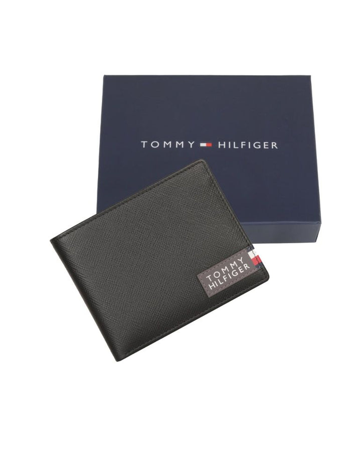Midnight Black Tommy Hilfiger Bifold Wallet