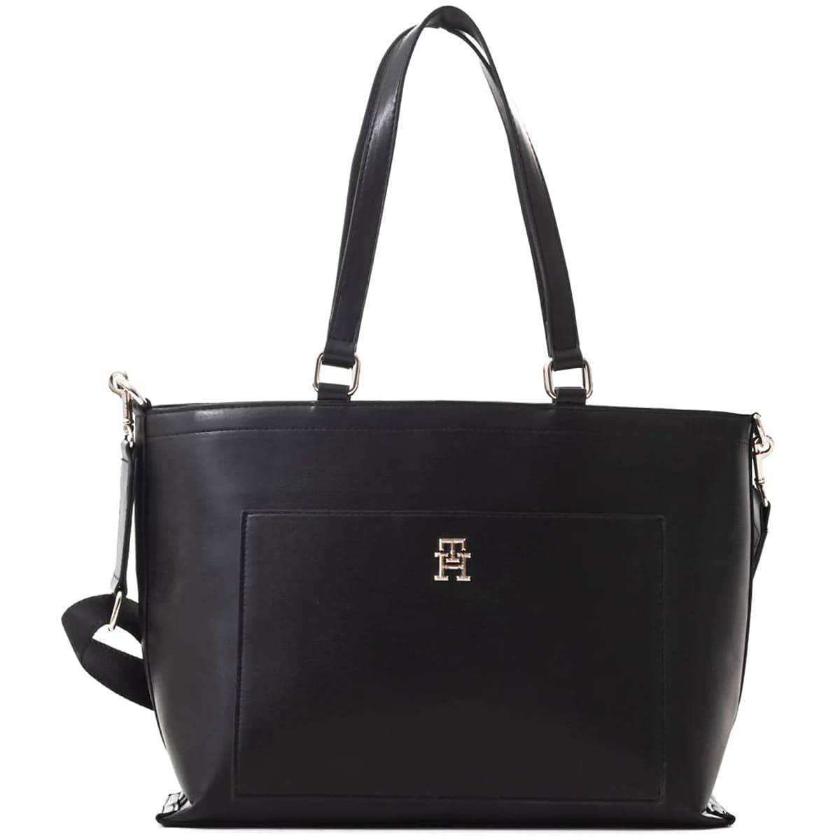 Tommy Hilfiger Elegant Tote Bag – Black