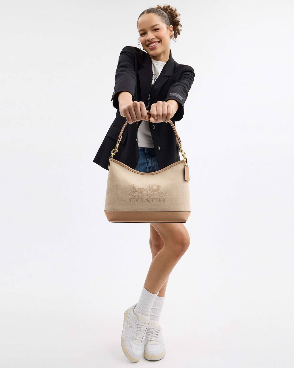 Coach Original Shoulder Bag – Beige
