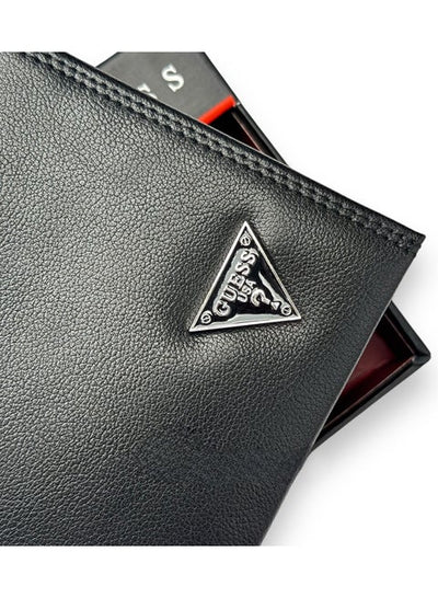 GUESS Men's Classic Leather Bifold Wallet with Coin Pocket