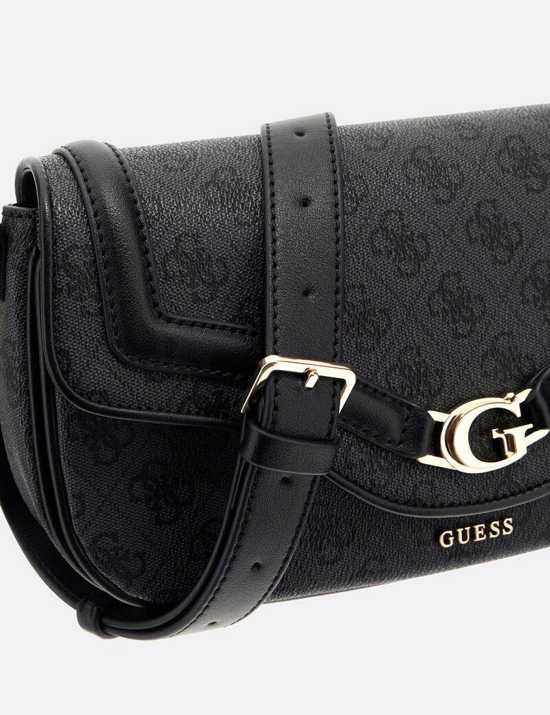 حقيبة كتف أنيقة من Guess - تصميم كلاسيكي عصري (أسود)