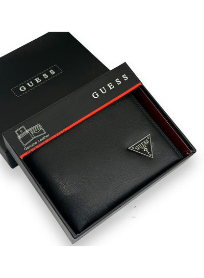 GUESS Men's Classic Leather Bifold Wallet with Coin Pocket