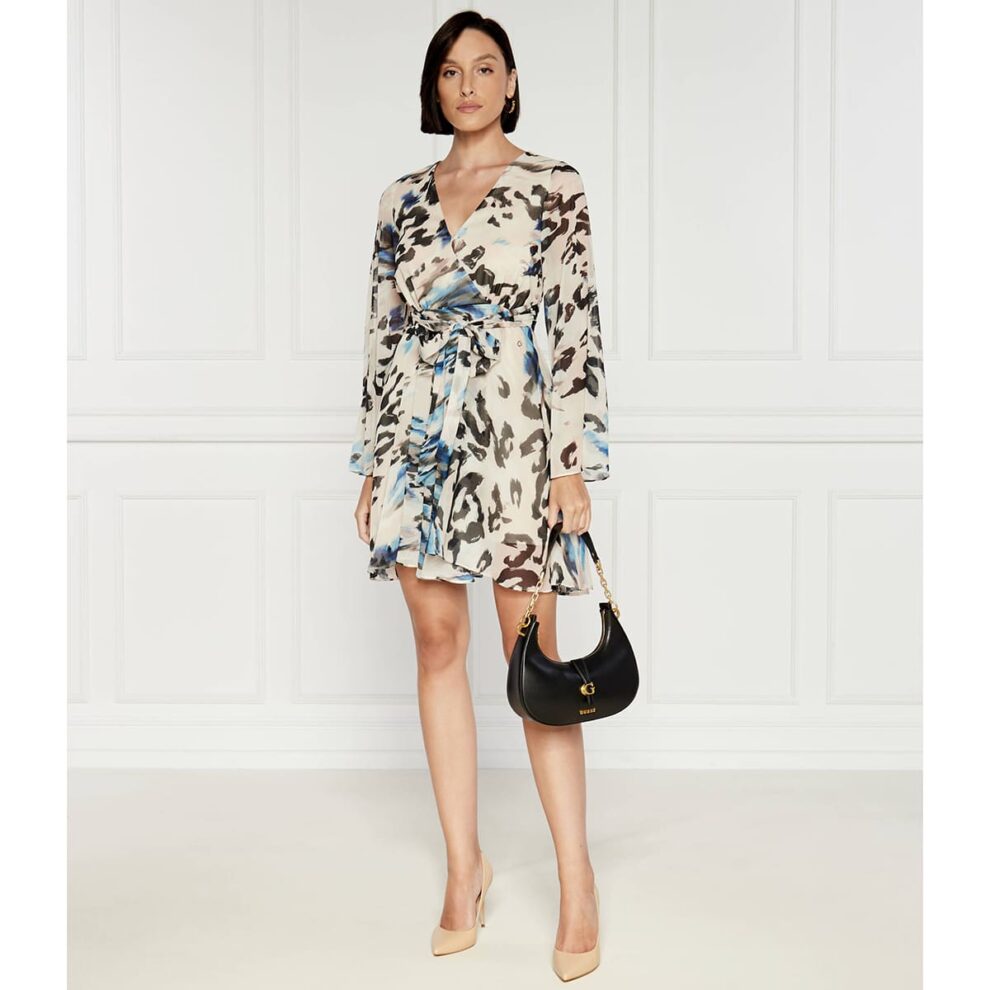حقيبة كتف نسائية سوداء من Guess ، موديل HWVA9329180
