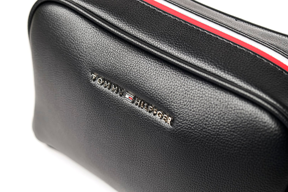 Tommy Hilfiger Minimalist Black Toiletry & Essentials Bag