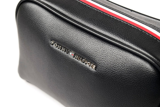 Tommy Hilfiger Minimalist Black Toiletry & Essentials Bag