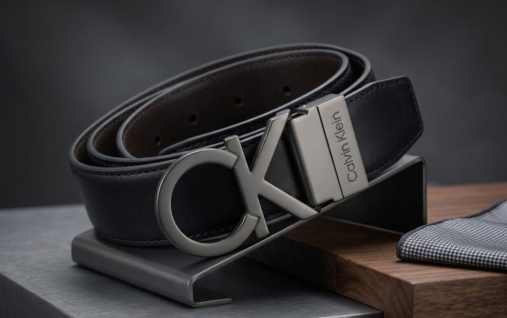 Calvin Klein Leather Belt & Wallet Gift Set