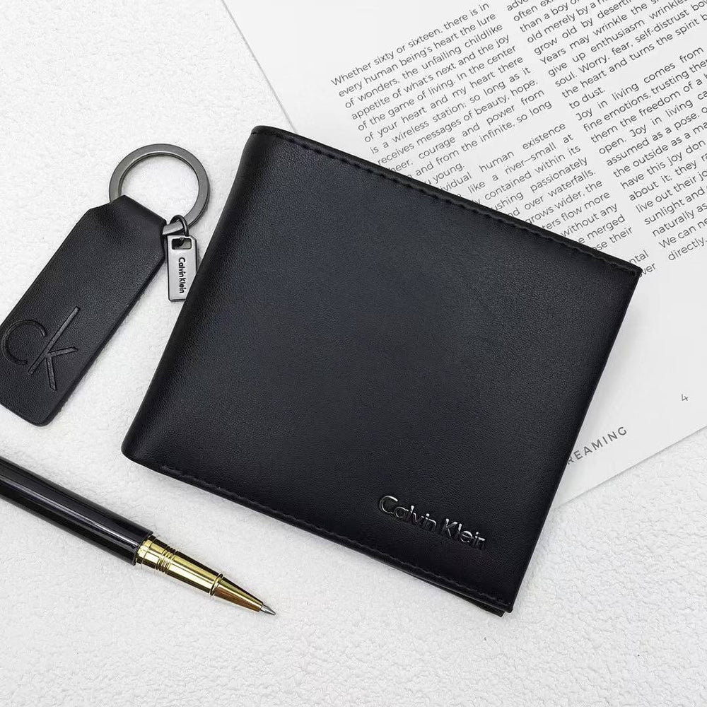 CK Wallet & Keychain Set For Men