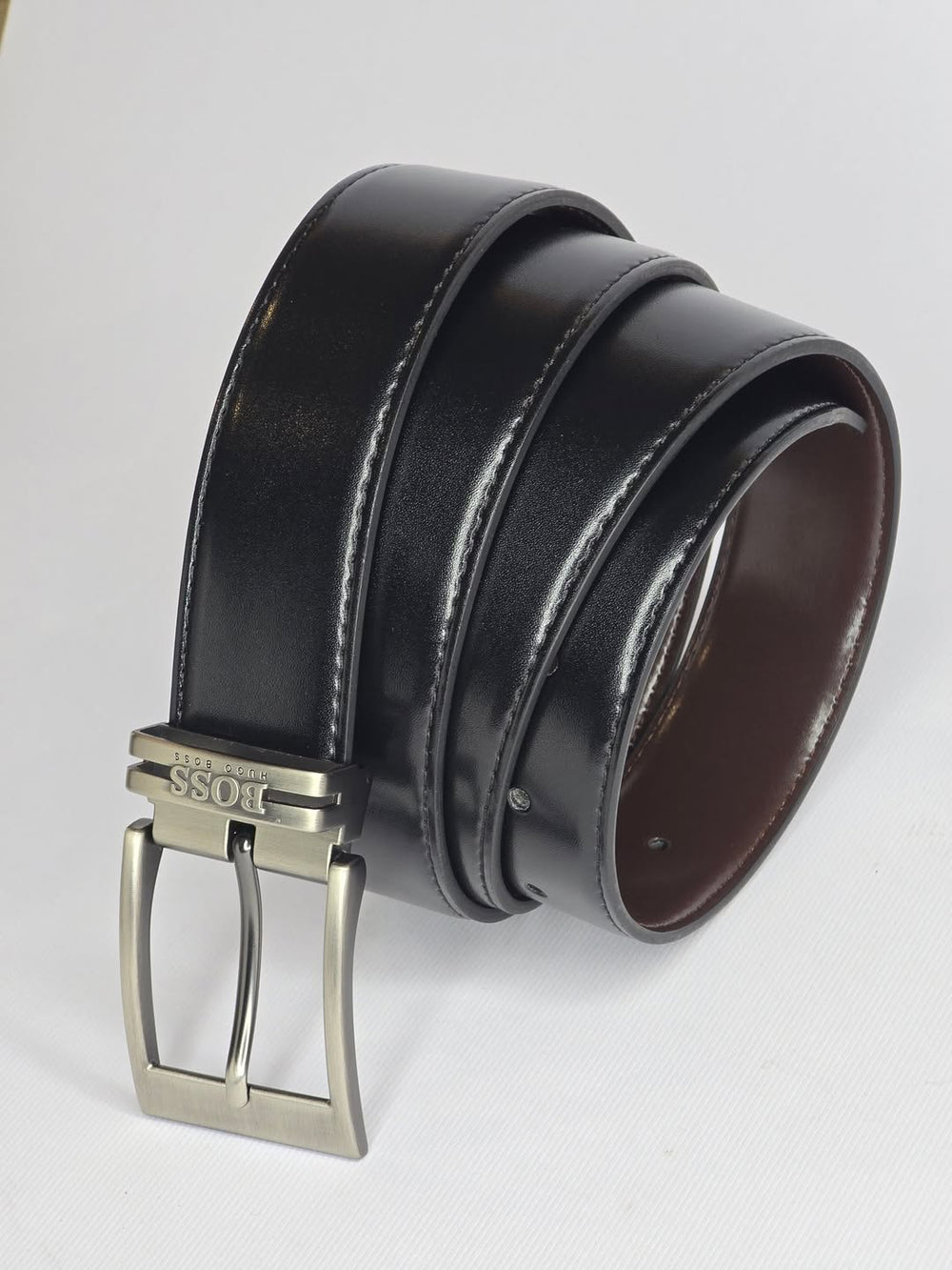 BOSS Men’s Premium Leather Belt