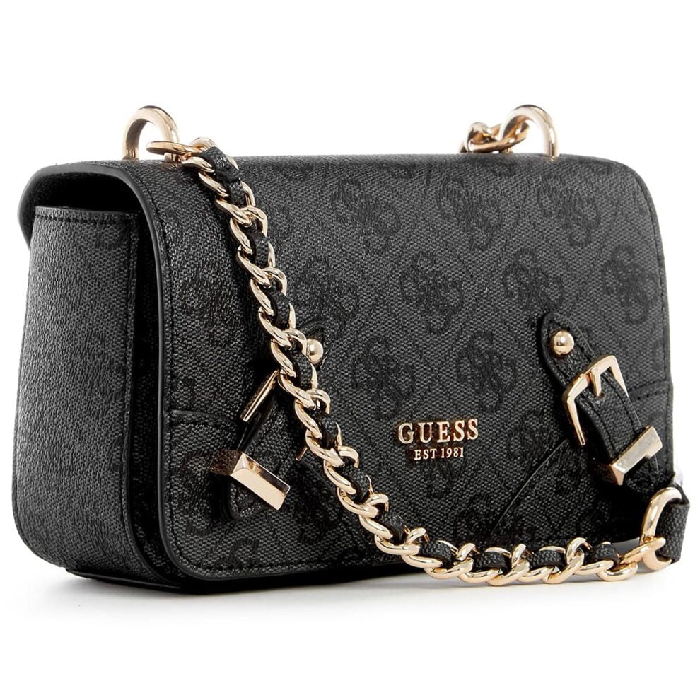 حقيبة كروسبودي نسائية من جيس Guess ، لون أسود فحمي ، موديل Hwsg87 44780