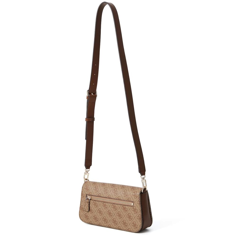 ٥حقيبة كتف نسائية من جيس Guess بلون بني لاتيه ، موديل Hwesg951320