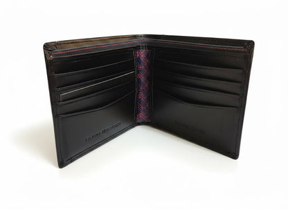 Tommy Hilfiger Men’s Leather Wallet | Black