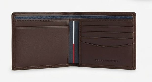 Tommy Hilfiger Men's Wallet & Card Holder Set - Dark Brown